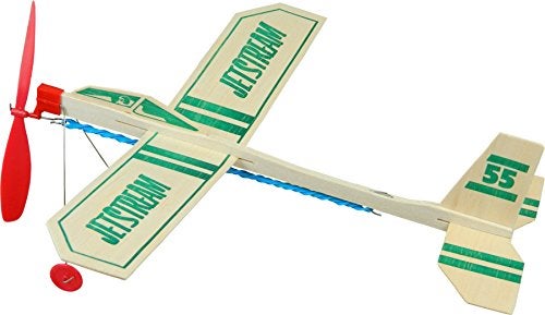 Guillows Paul K Guillow 55 Jetstream Balsa Wood Glider Plane - Image 1