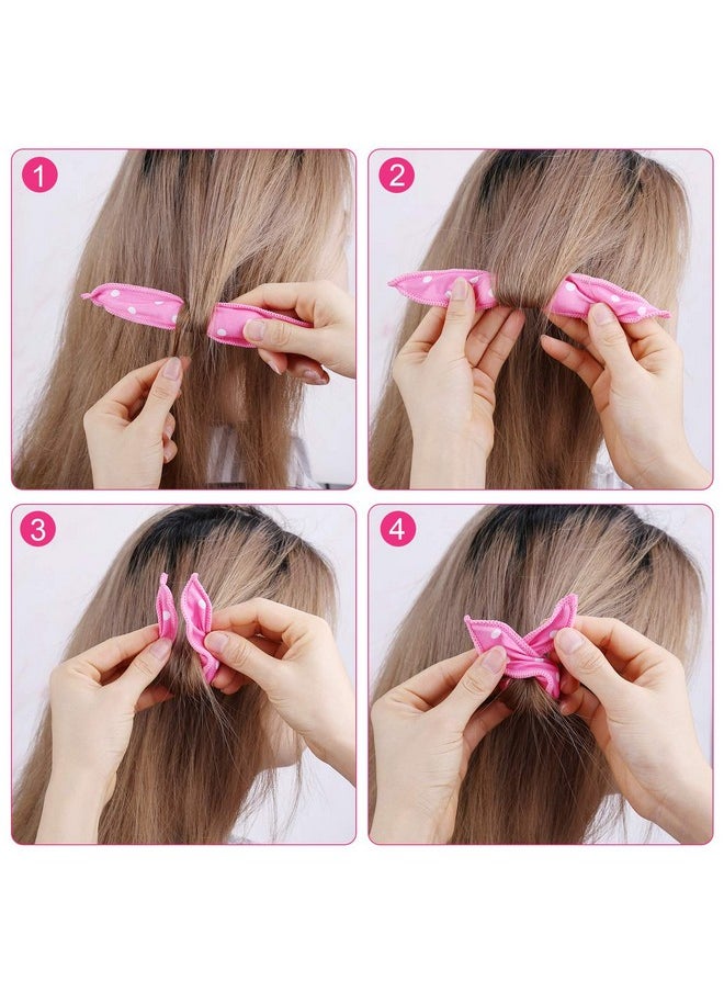 locisne Locisne 40pcs No Heat Curlers You Can Sleep in, Hair Rollers for Long Hair DIY(5 Colors)  - Image 5