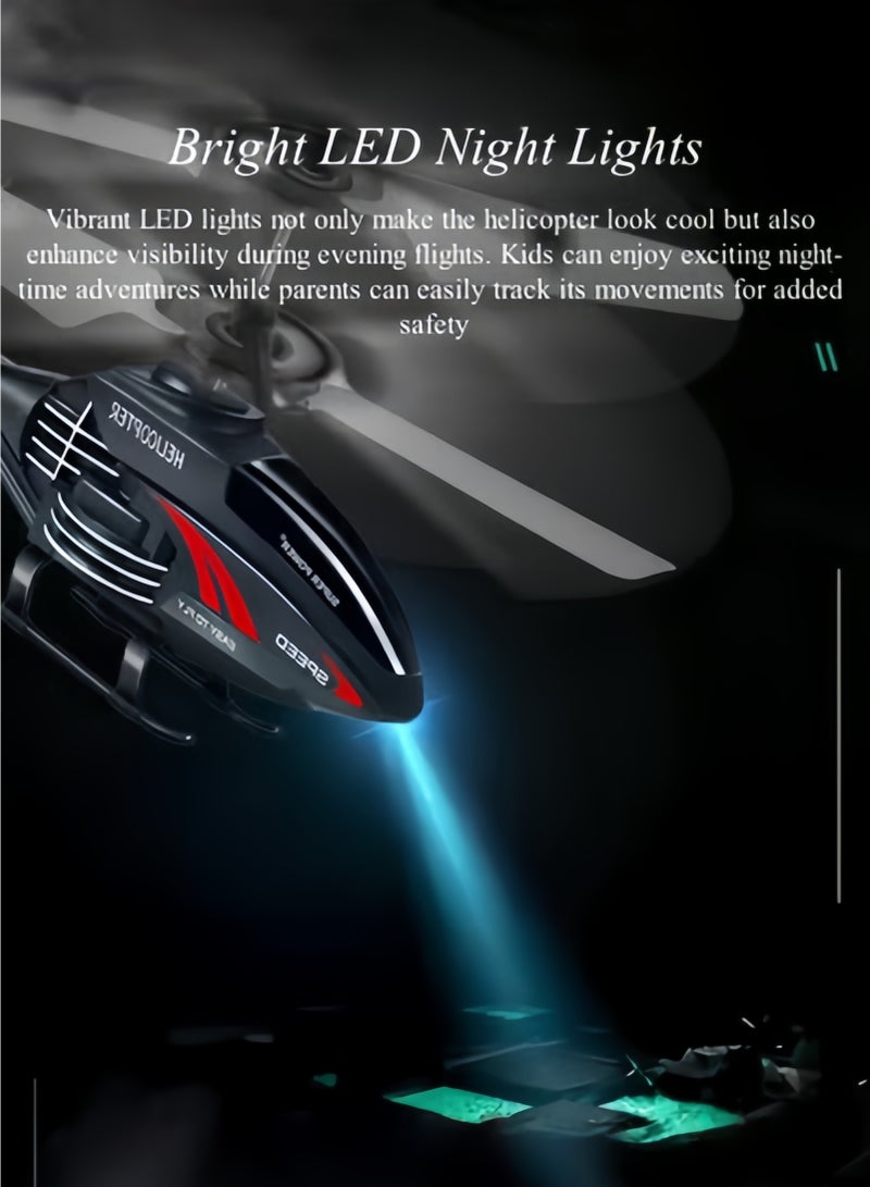RC Helicopter for Kids and Beginners with Altitude Hold, 2 Speed Modes, Whole Alloy Toy for Boys Girls Indoor Outdoor Gift - Image 4