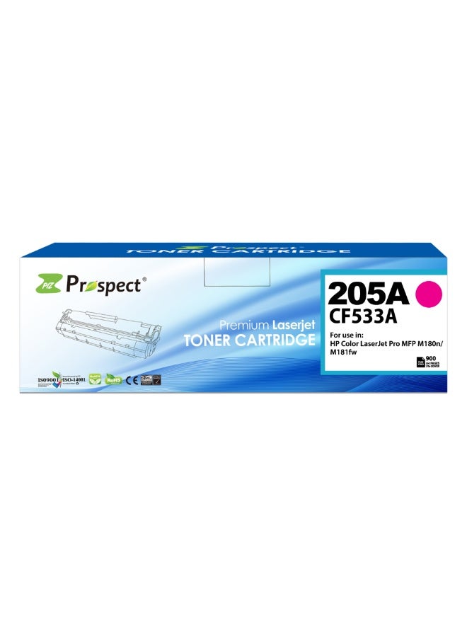 Prospect Toner Cartridge 205A CF533A Magenta Laser Compatible with HP 205A CF533A for Printers HP Color LaserJet Pro MFP M180n M181fw ( Magenta ) - Image 3