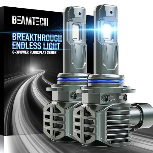 BEAMTECH 90-12 Bulbs, Fog Light, G-XPower Chips 500% Brighter Plug and Play, Pack of 2 - Image 1
