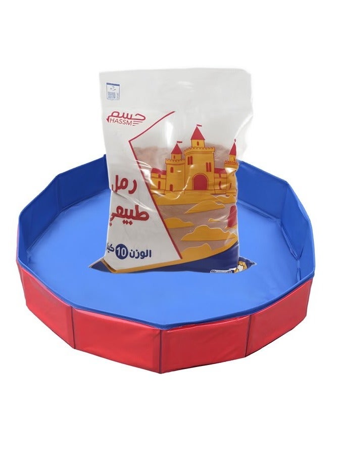 HASSM Sand Set Foldable Sand Barrier + 10kg Natural Sand Bag from Hasm - Image 1