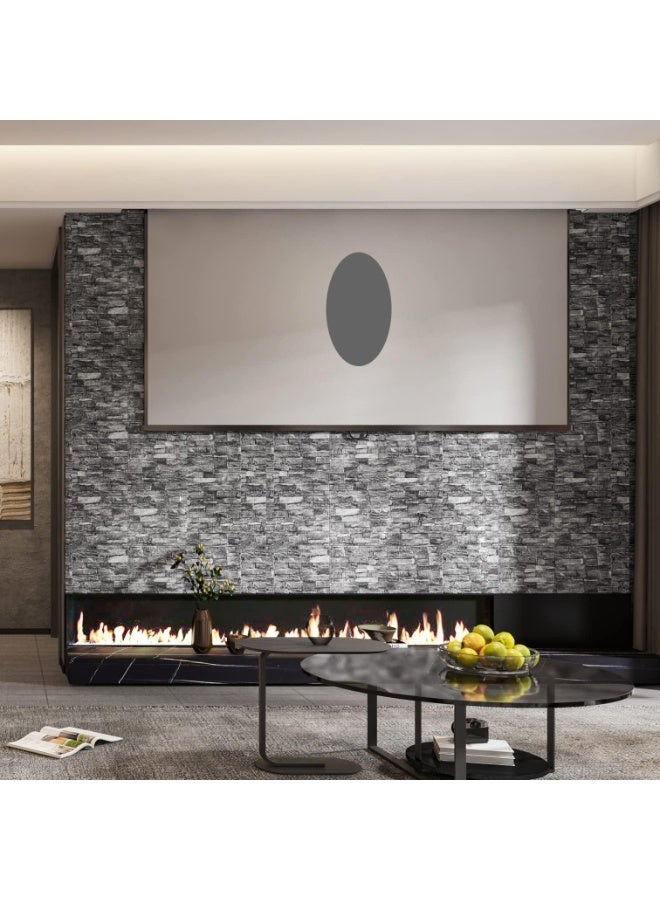 يلا جوي 20PCS لوحات الجدار ثلاثية الأبعاد تقشير وعصا 3D لوحة الجدران من الطوب تقشير وعصا لوحة الجدران من الحجر الزائف رغوة الطوب ورق الجدران اللاصق الذاتي 35 * 38.5 سم - Image 3