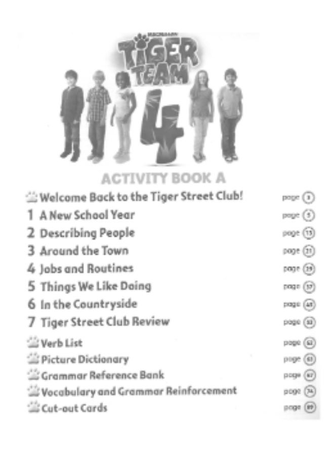Macmillan Tiger Time -  English Course for Schools -level 4_Activity book-A - Image 2