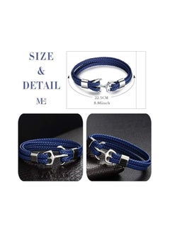 Bracelet for Men Leather Bracelet Anchor Bracelet and Stainless Steel - pzsku/Z7E42996A096FC05448C7Z/45/_/1731405464/41918145-63cc-49b4-9920-49155c372e59