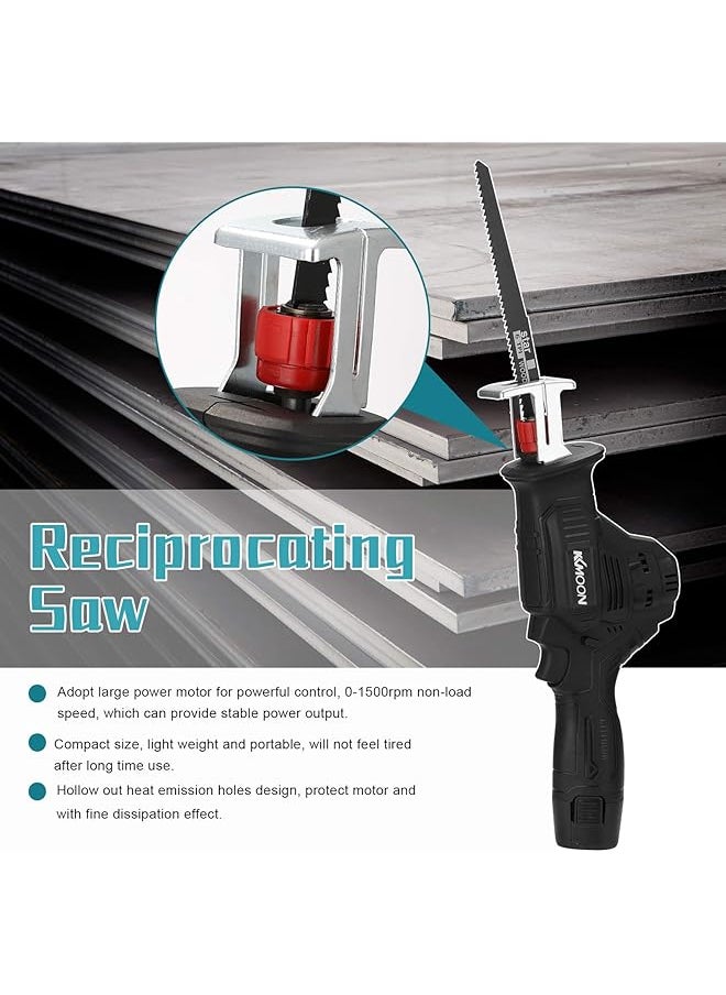 Decdeal - Portable Multifunctional Reciprocating Saws Outdoor Saber Saw Electric Power Tools For Cutting Wood Iron Sheet Plastics - Image 1