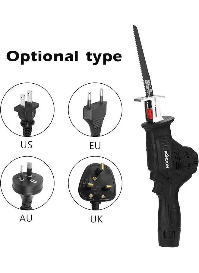 Decdeal - Portable Multifunctional Reciprocating Saws Outdoor Saber Saw Electric Power Tools For Cutting Wood Iron Sheet Plastics - Image 1