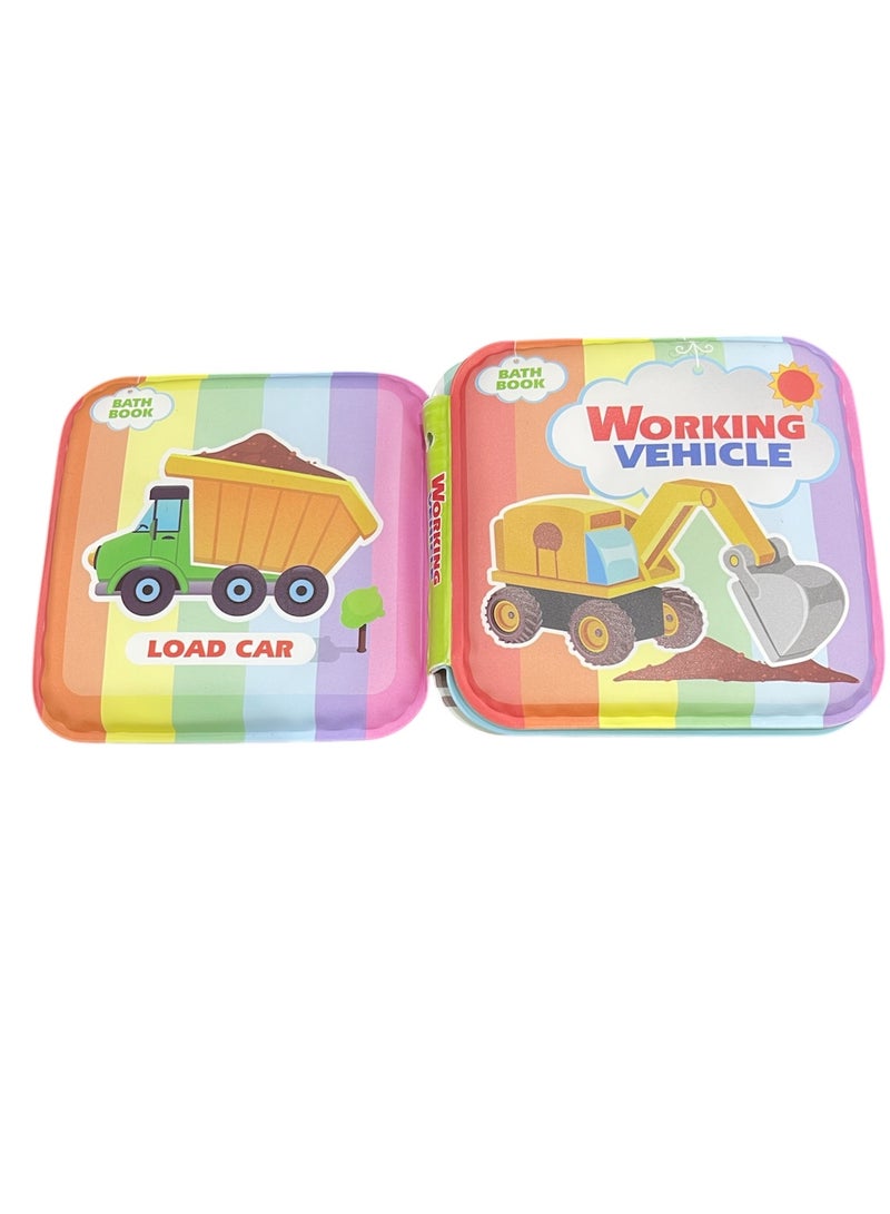 DEHKAH Baby Bath Book, Waterproof, Safe, with Musical Rhymes - Image 4