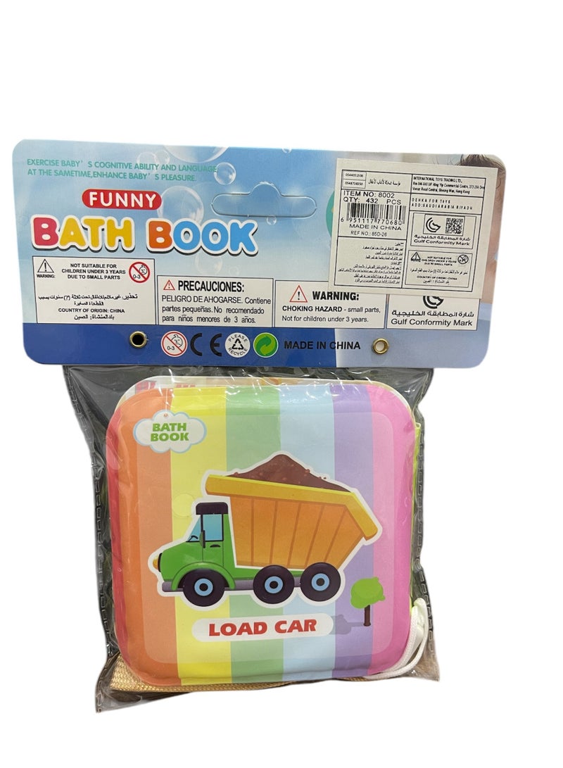 DEHKAH Baby Bath Book, Waterproof, Safe, with Musical Rhymes - Image 2