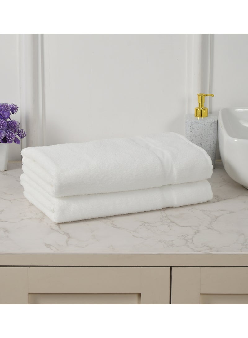 AURIO منشفة استحمام فاخرة من الألياف الدقيقة - مجموعة من 2 - منشفة عالية الكثافة فائقة النعومة 68x135 سم - سريعة الجفاف، خالية من الوبر، ومضادة للحساسية، أساسيات احترافية للسبا والمنزل - Image 1