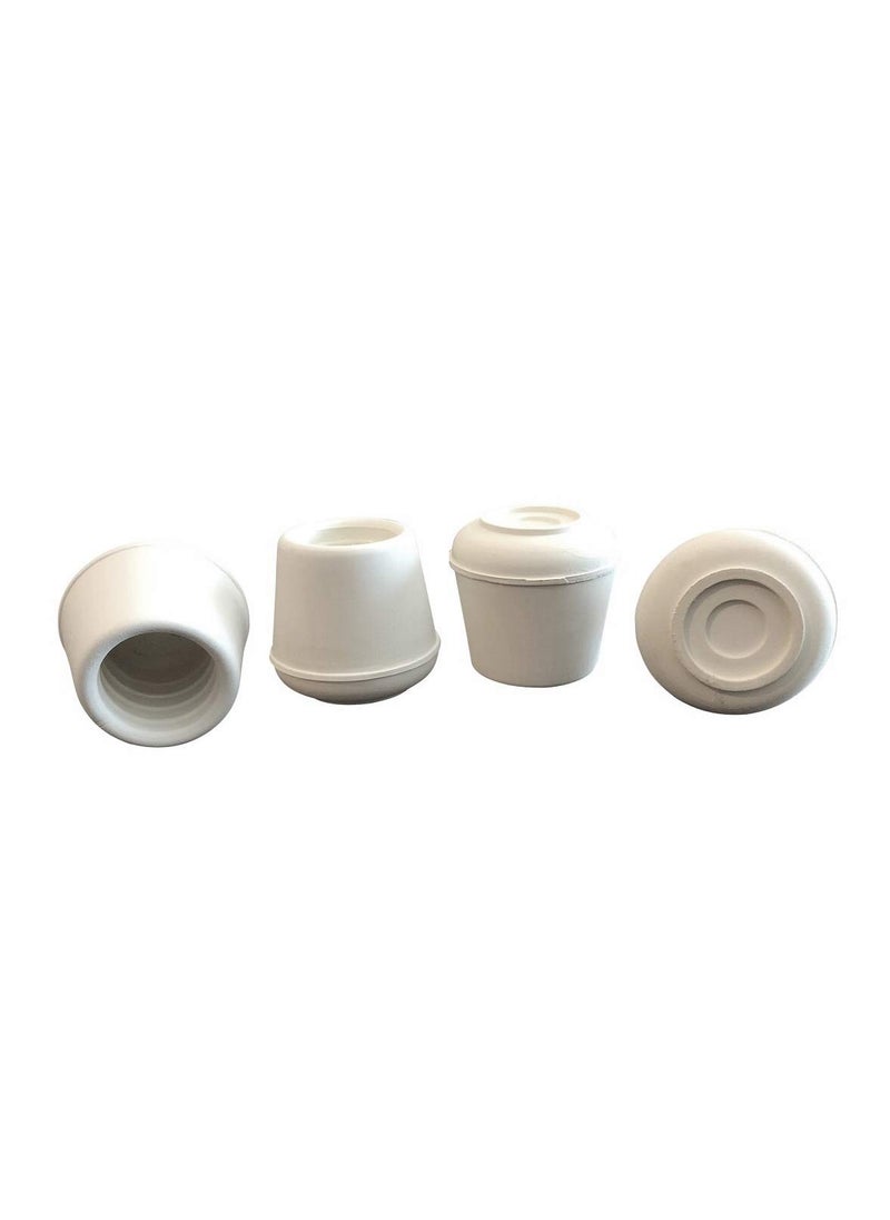 Shepherd Hardware Shepherd Hardware 9117 12Inch Inside Diameter Rubber Leg Tips 4Pack White 