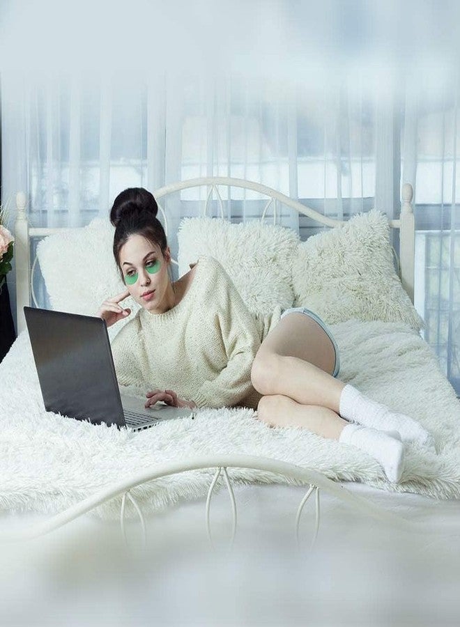 KLIVE لصقات ترطيب العين من الأعشاب البحرية من كلايف - قناع مضاد للشيخوخة لمنطقة تحت العين للهالات السوداء والانتفاخ والتجاعيد والخطوط الدقيقة - وسادات جل مرطبة للعين مع تأثير تبريد - أقنعة علاجية للعيون المنتفخة - (30 قطعة) - Image 5