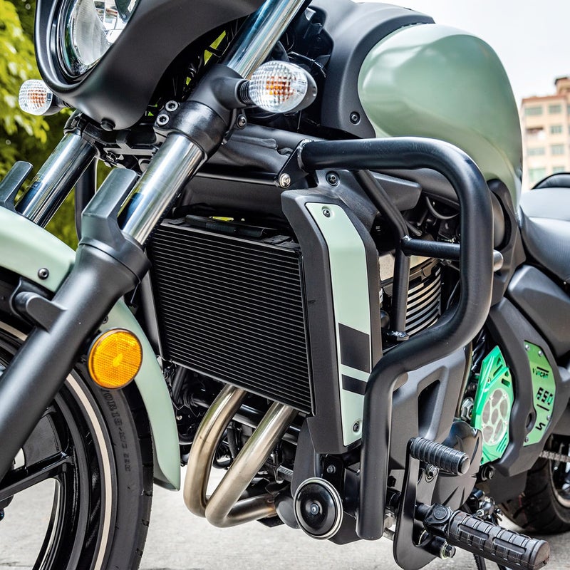 Motorcycle Engine Guard Highway Bumper Stunt Cage Crash Bar Frame Tank Falling Protector Fits for Vulcan S 650 VN650 EN650 2015 2016 2017 2018 2019 2020 2021 2022 2023 2024 2025