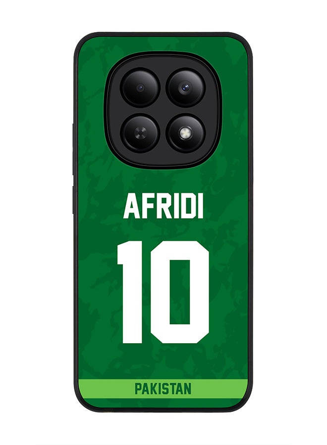 For Xiaomi Redmi Note 15 4G Case,Slim fit Camera Protection, Shockproof Thin Phone cover  - Pakistan AFRIDI, Jersey No 10