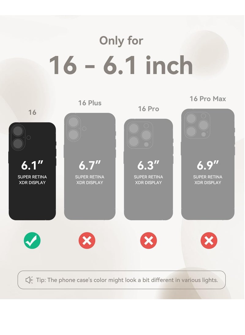 ELTRAZONE iPhone 16 Case – Upgraded Silicone Phone Cover with Camera Protection, Compatible with MagSafe, Anti-Scratch Microfiber Lining & 2 Screen Protectors – Stone - Image 2