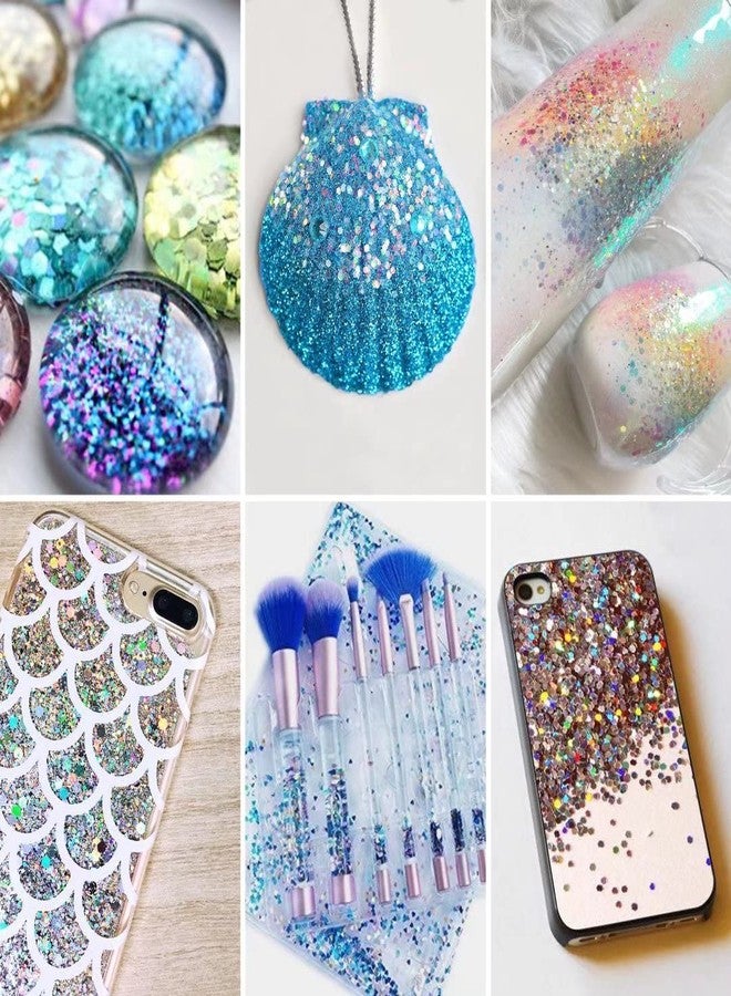 TORC Gold Chunky Glitter 4 OZ Super Chunky Glitter for Resin Crafts Art Nail Cosmetic Festival Decor 1/10 (2.5 mm) - Image 5