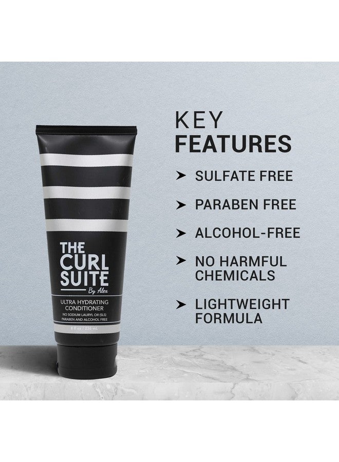 The Curl Suite Hydrating Conditioner For Women Men & Kids Perfect Hair Conditioner For Curly Hair Paraben & Sulfate Free Hydrating Conditioner Adds Moisture & Shine (8 Oz.) - Image 4