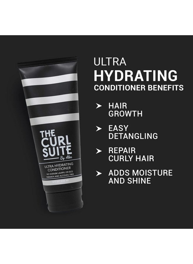 The Curl Suite Hydrating Conditioner For Women Men & Kids Perfect Hair Conditioner For Curly Hair Paraben & Sulfate Free Hydrating Conditioner Adds Moisture & Shine (8 Oz.) - Image 3