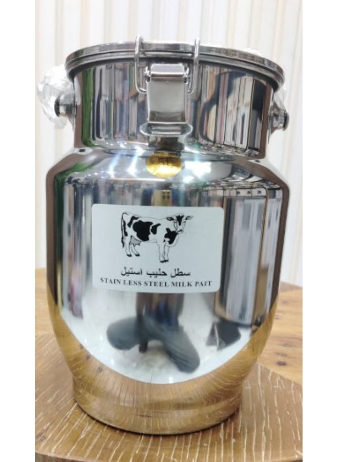 سطل حليب استيل 5 لتر - Image 3