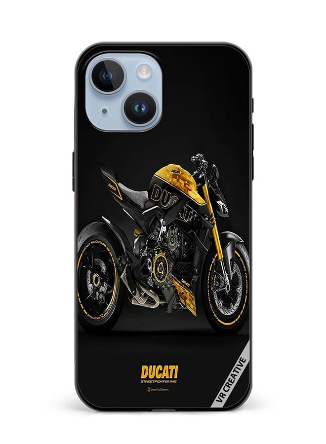 VR CREATIVE Protective Case Cover For Apple iPhone 15 Plus Ducati Design Multicolour - Image 1
