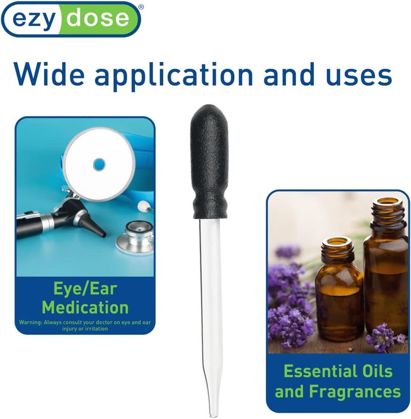 EZY DOSE Ear and Eye Medicine Dropper - 1ml Glass Dropper for Accurate Liquid Medicine Delivery - Image 4