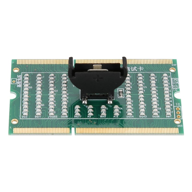 بطاقة تشخيص SO-DIMM مكونات التصحيح بطاقة اختبار بدون ضرر - مناسبة لاختبار DDR234 للحواسيب المحمولة أداة فحص ما بعد التشغيل لإصلاح أجهزة الكمبيوتر المحمولة - Image 5