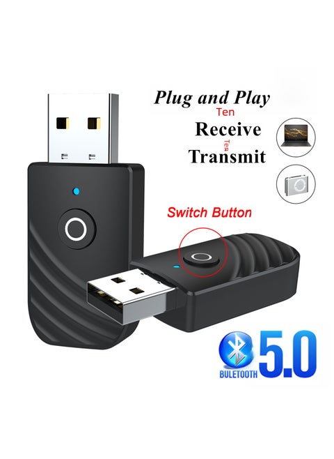 3-in-1 Bluetooth 5.0 Adapter for Car, PC, TV
