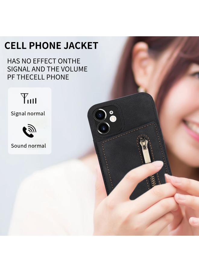 The Bros Phone Case For iPhone 11 Zipper Card Holder Phone Phone Case - Image 5