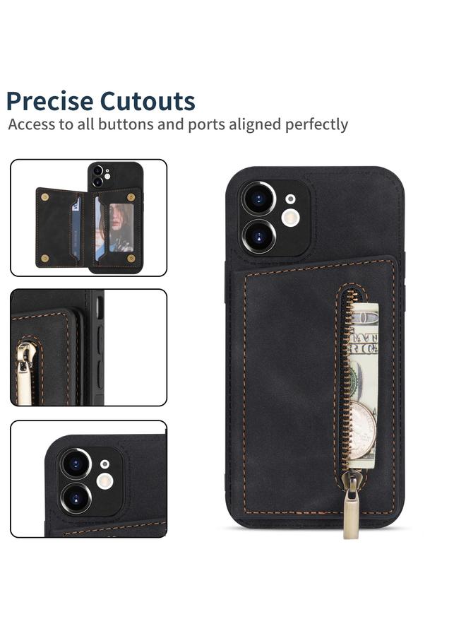 The Bros Phone Case For iPhone 11 Zipper Card Holder Phone Phone Case - Image 3