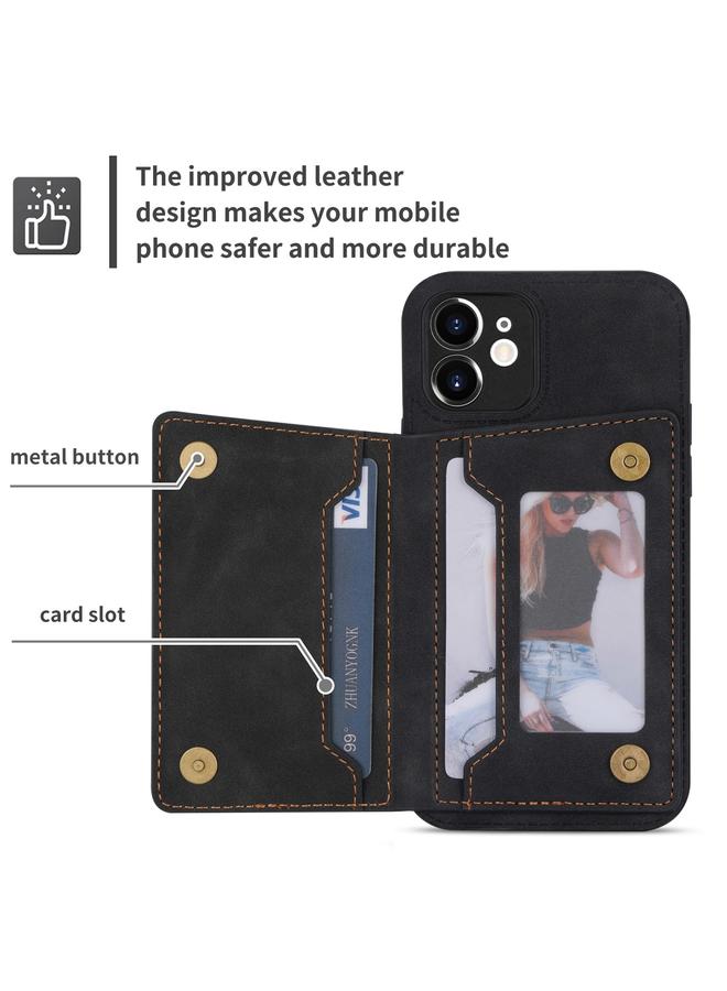 The Bros Phone Case For iPhone 11 Zipper Card Holder Phone Phone Case - Image 4