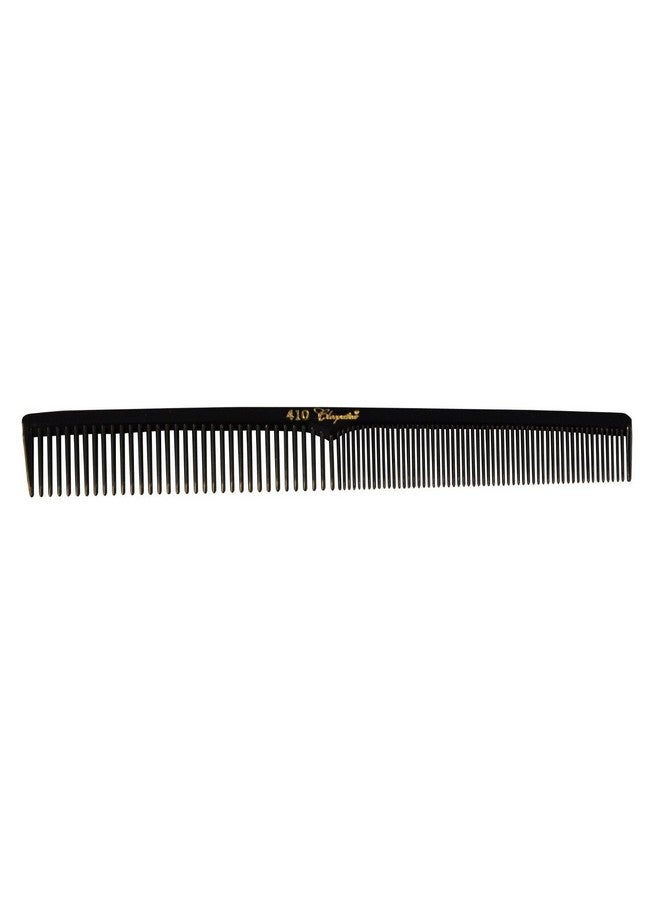 KREST COMBS Cleopatra Series 7 inch Flat Back Styler Comb Black (Pack of 12)(Model: 410) - Image 2