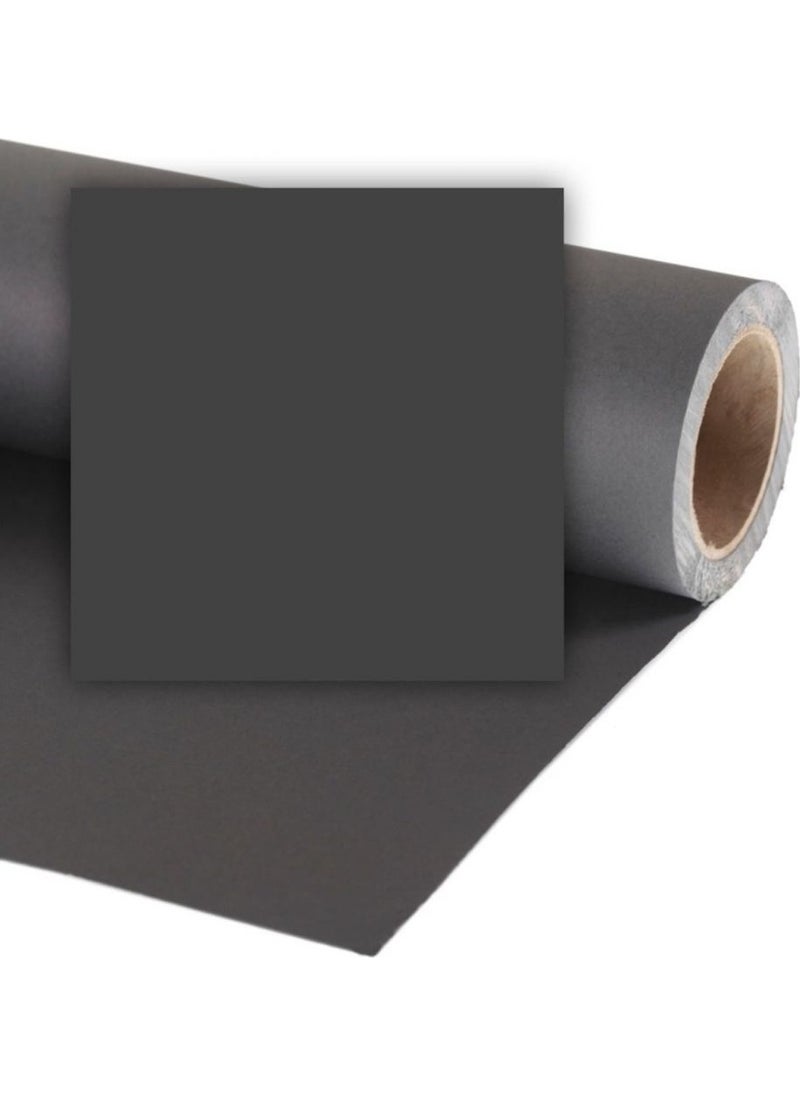 Colorama - Studio Paper Background Black 272X1100 Cm - Image 1