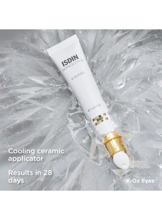 ISDIN كريم تفتيح تحت العينين K-Ox للتورم والهالات السوداء مع فوائد مضادة للشيخوخة، فيتامين K وحمض الهيالورونيك، نتائج مرئية خلال 28 يومًا من الاستخدام - Image 5