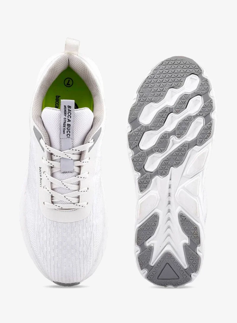 Bacca Bucci Bacca Bucci White Athletic Running Shoes for Men