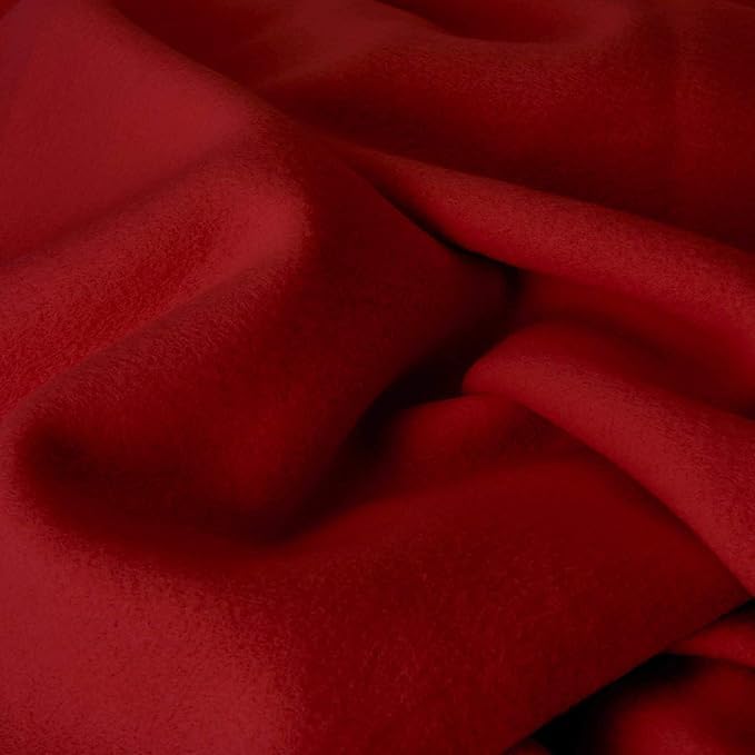 Purav Light Singal Bed Fleece Blanket Soft, Lightweight,Woolen, Winter & Traveling Blanket Ideal AC & All-Season Polar Fleece- 60 X 90- Pack of 5, Maroon - Image 3