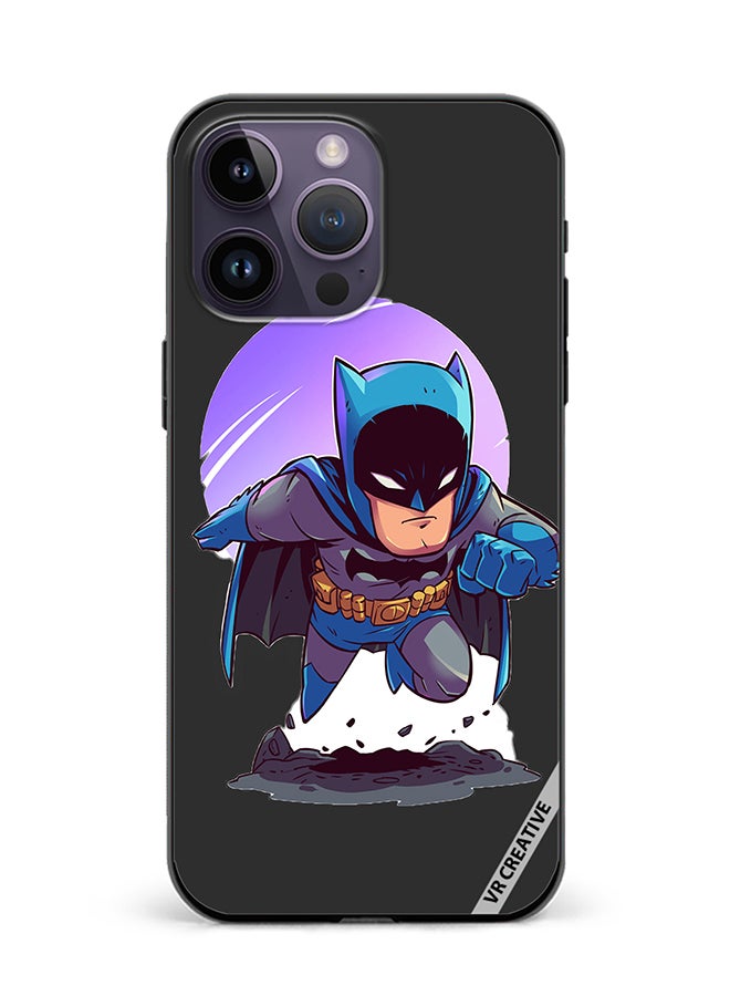 Protective Case Cover For Apple iPhone 16 Pro Max Desugb Superhero Batman Design Multicolour