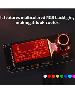 Excefore LCD Graphic Smart Display Control Board with Adapter and Cable, Mini12864 V2.0 for Ender-3 VORON 2.4 Prusa-i3 3D Printer RAMPS 1.4 RepRap 3D Printer Mendel Prusa Arduino  - Image 2