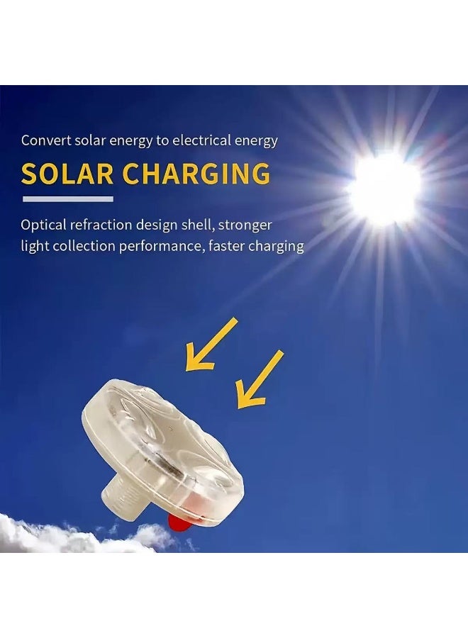 لاكي 4-Packs من أضواء صمام الإطارات LED الشمسية مع مستشعر الحركة، مصابيح عجلات ملونة - إكسسوارات أساسية للسيارات والدراجات والدراجات النارية - Image 3