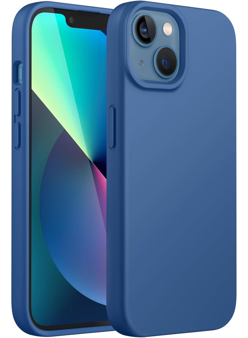 حافظة هاتف iPhone 13، غطاء حماية من السيليكون مضاد للصدمات ومضاد للخدش (أزرق) - Image 2