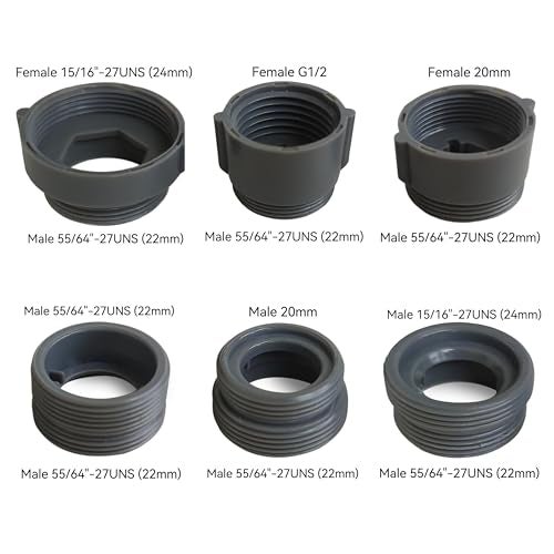 BOARNE Rotating Faucet Aerator Extender,Nozzle Faucet Adapters, Universal Splash Filter Kitchen Tap Extension, Kitchen and Bathroom Sink Faucet Replacement (Matte Black) - Image 2