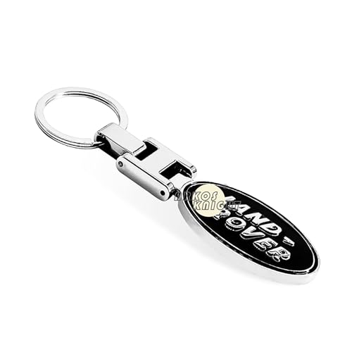 ARKOSKNIGHT Creative Car Logo Keychain for Car 3D Chrome Metal Alloy Key Chain Gifts for Women and Men Keyring Universal SizeLR - Image 1