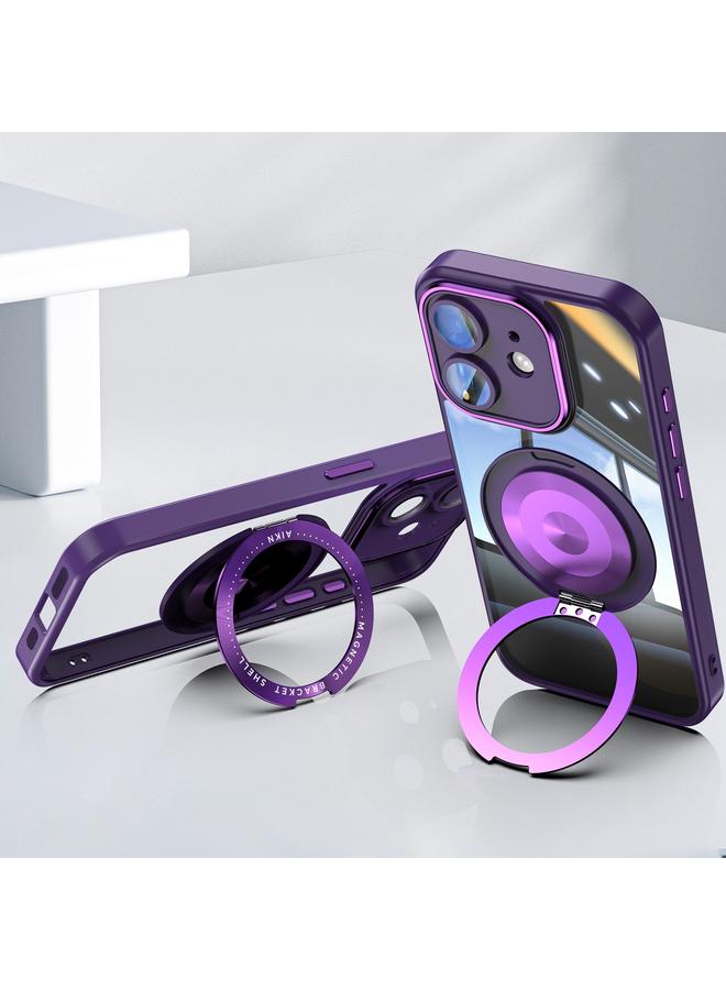 S-TOP Case For iPhone 12 360 Holder Magsafe Acrylic Hybrid TPU Phone Case - Image 4