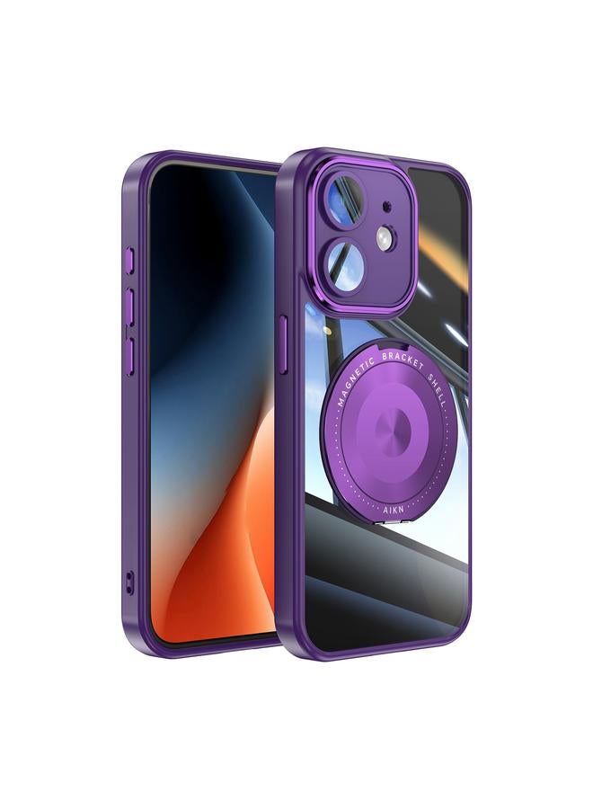 S-TOP Case For iPhone 12 360 Holder Magsafe Acrylic Hybrid TPU Phone Case - Image 1
