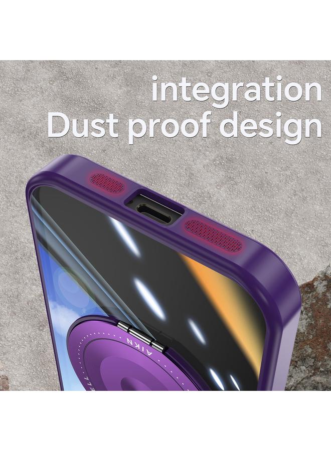 S-TOP Case For iPhone 12 360 Holder Magsafe Acrylic Hybrid TPU Phone Case - Image 5