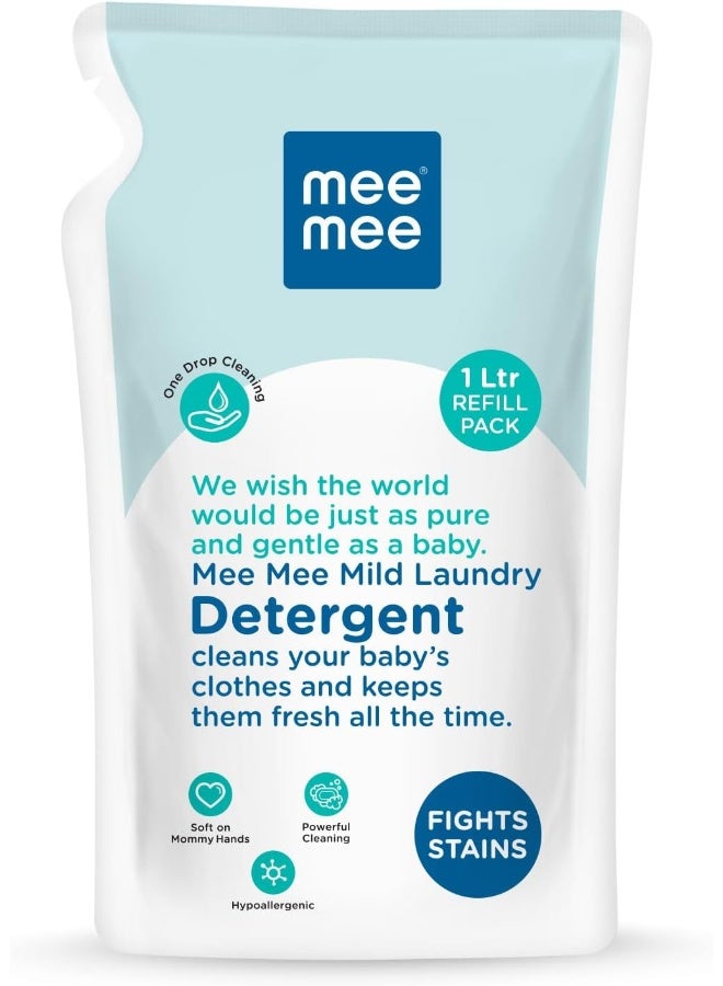 Mee Mee Mild Baby Liquid Laundry Detergent, 1 Litre - Image 1