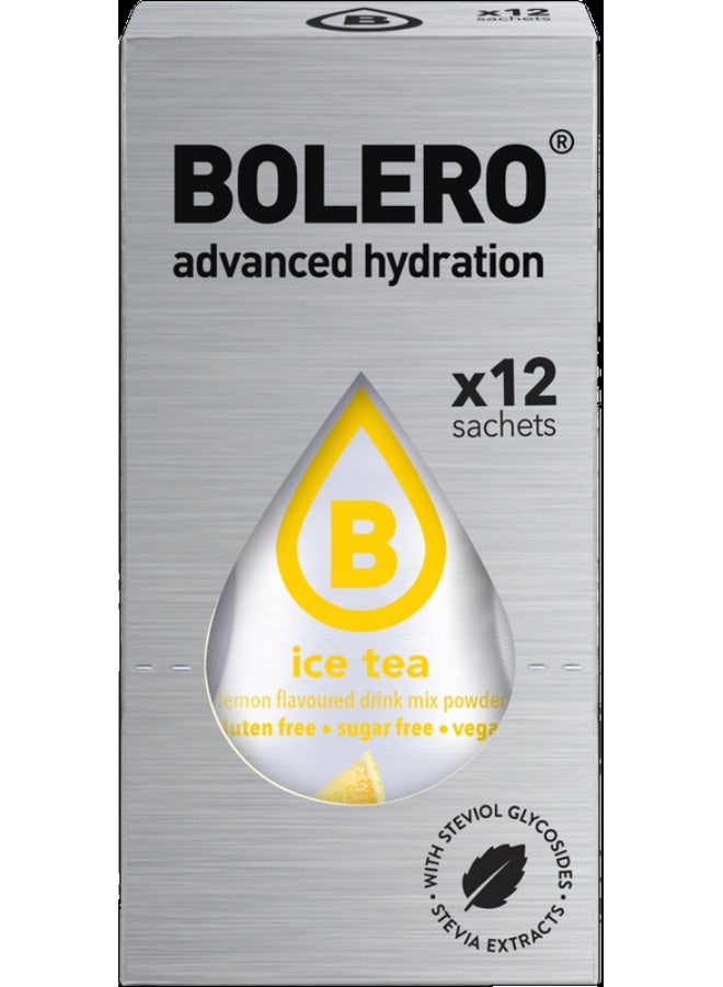 بوليرو منكهات الماء بوليرو - نكهة آيس تي ليمون (12*3 جرام) - Image 1