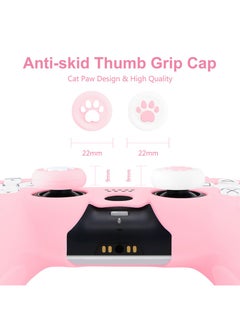 IINE Case Cover for PS5/PS5 Slim Wireless Controller for Dual Sense Leather Texture Soft Silicone Protection Anti-scratch Anti-fall Case Cover Electronic game Machine Accessories  - Image 5