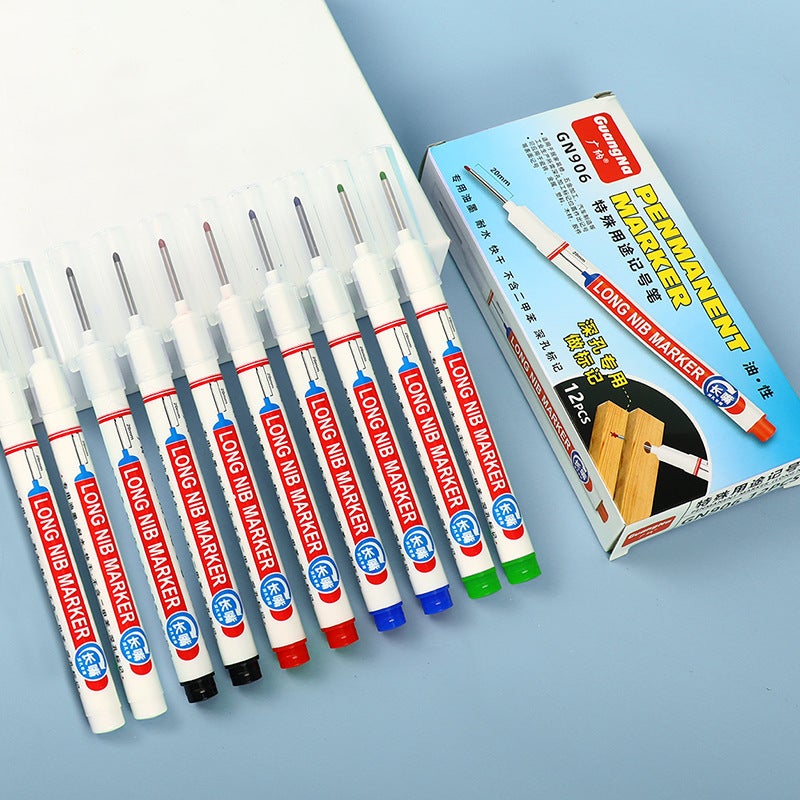 Guangna GN906 Long-Nose Oil-Based Marker Pen - Industrial Marking Tool with 2cm Tip - Image 3