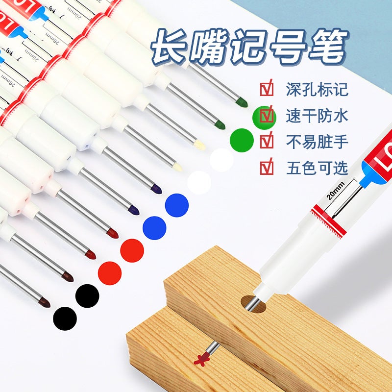 Guangna GN906 Long-Nose Oil-Based Marker Pen - Industrial Marking Tool with 2cm Tip - Image 2