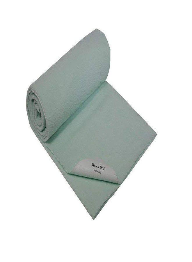 Quick Dry Plain Large Size Baby Sheet (Sea Green)